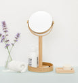 Wooden Magnifying Mirror