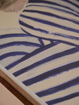 Blue Stripe At Concorde Print Sofia Lind