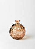 Beige Glass Bubble Vase