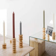 Wooden Taper Candle Holder