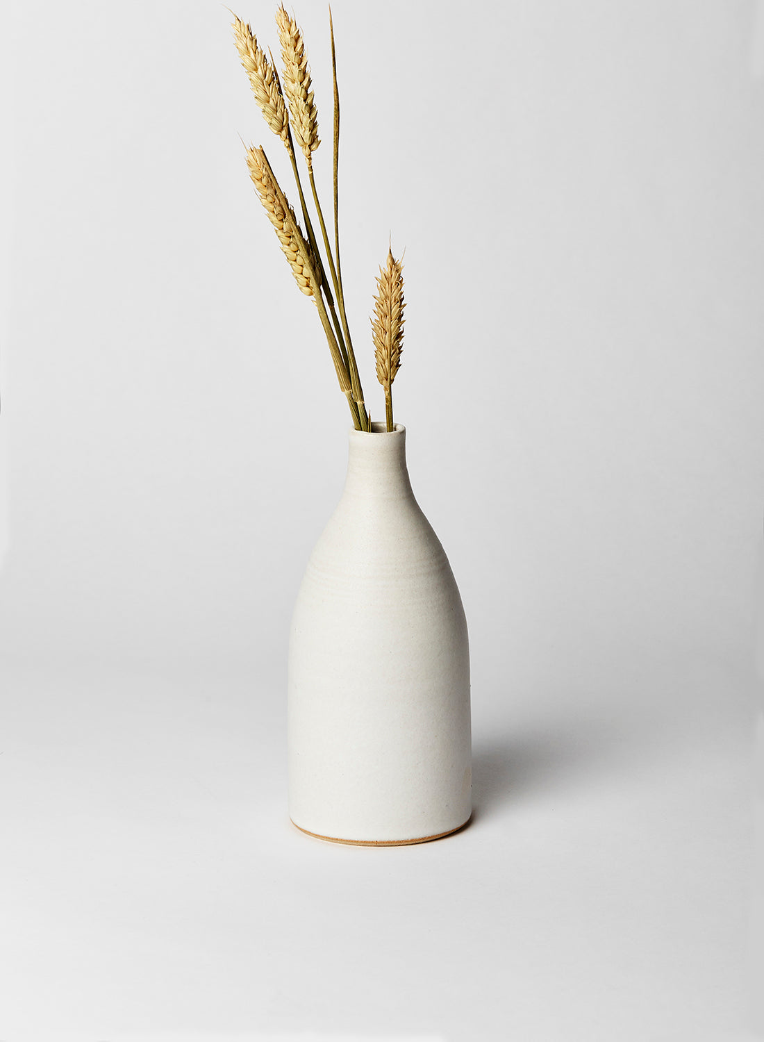 Ceramic Snow Bottle Neck Vase