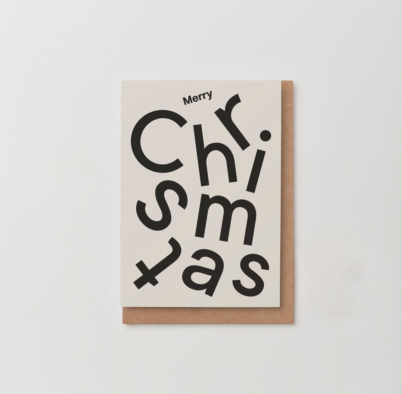 Merry Christmas Type Card Pack
