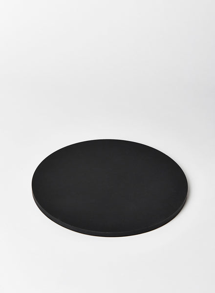 Round Black Decorative Tray