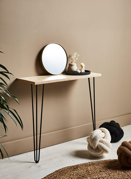  Scandi Apartment Dressing Table with Hairpin Legs