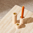 Wooden Taper Candle Holder