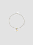Gold and Silver Star Bracelet