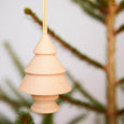 Spruce Wooden Christmas Tree Ornament