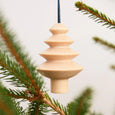 Cedar Wooden Christmas Tree Ornament