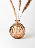 Beige Glass Bubble Vase